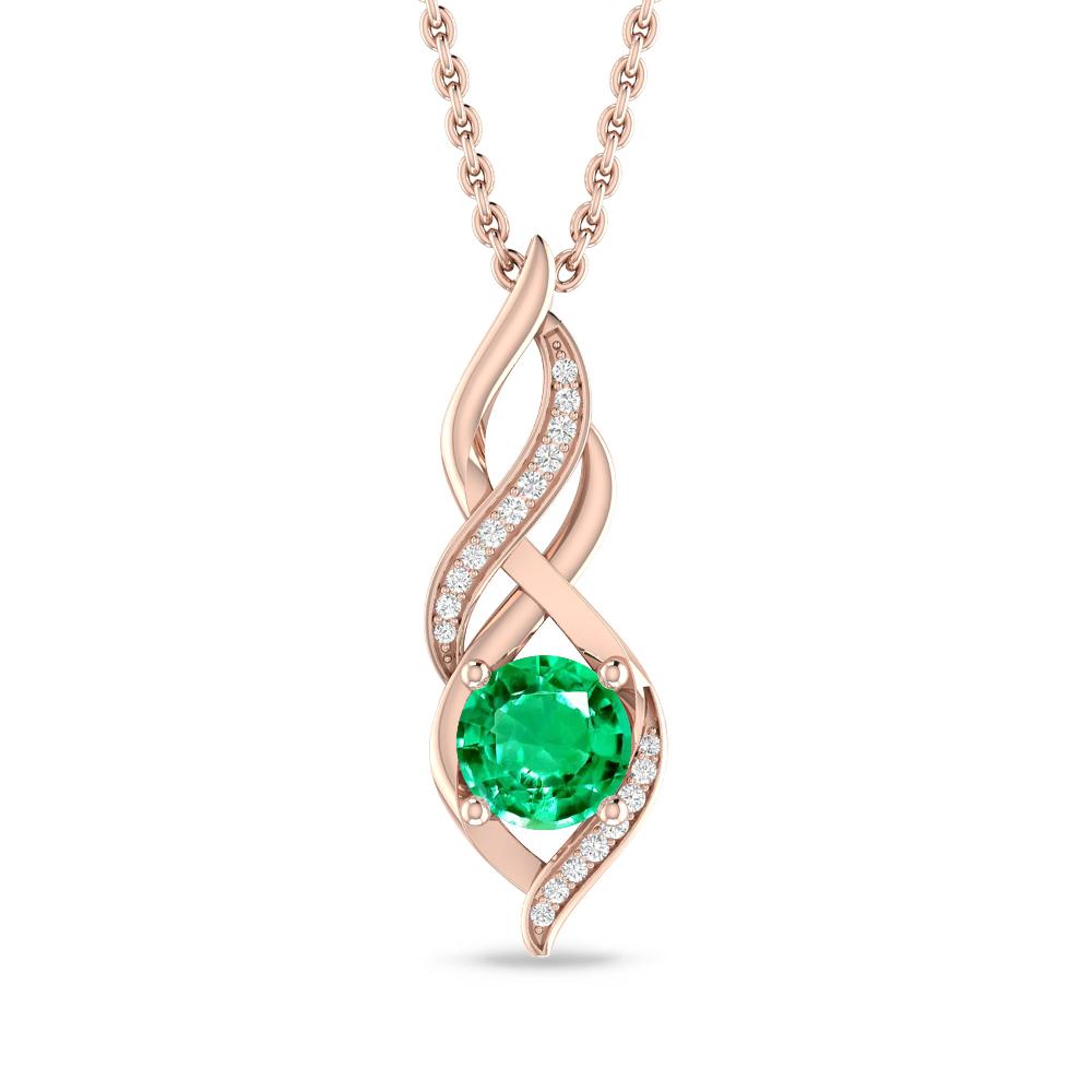 Rose Gold - Emerald