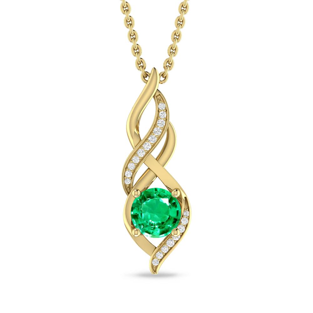 Yellow Gold - Emerald