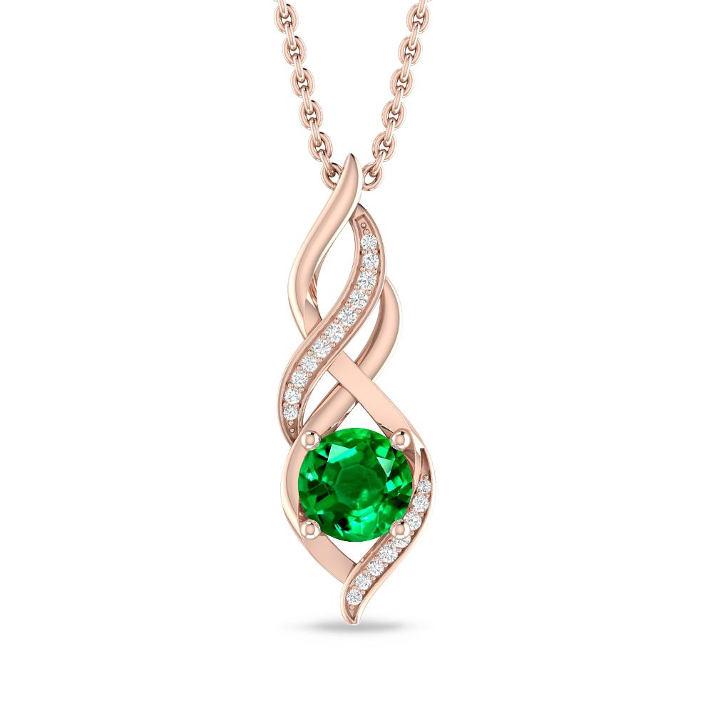 Rose Gold - Emerald