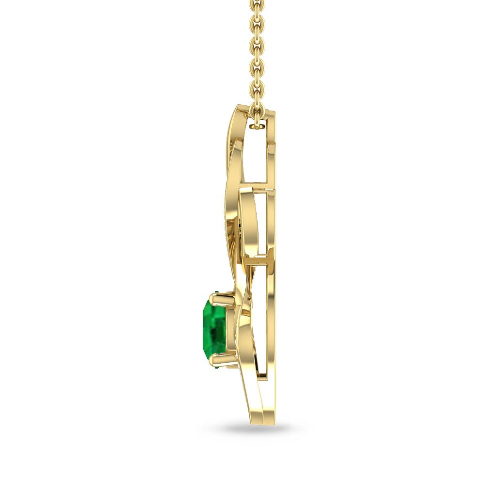 Yellow Gold - Emerald