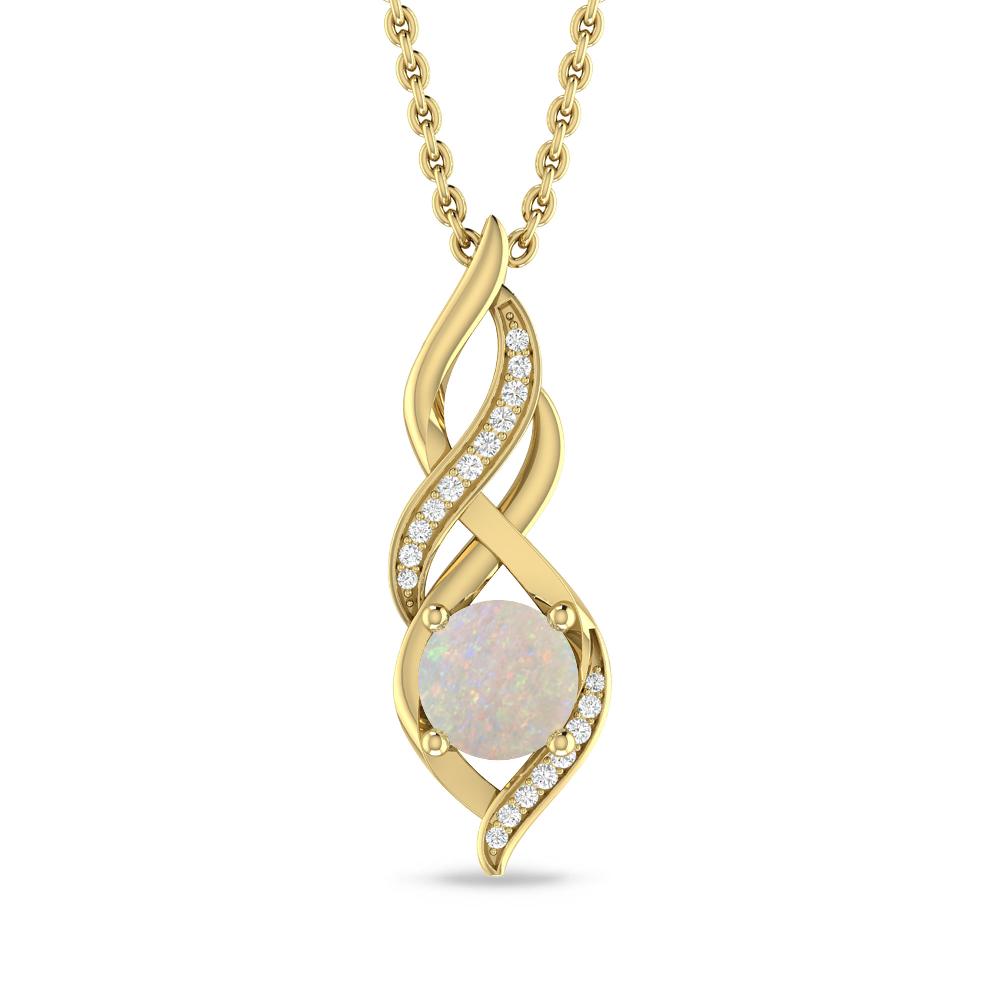 Yellow Gold - Opal