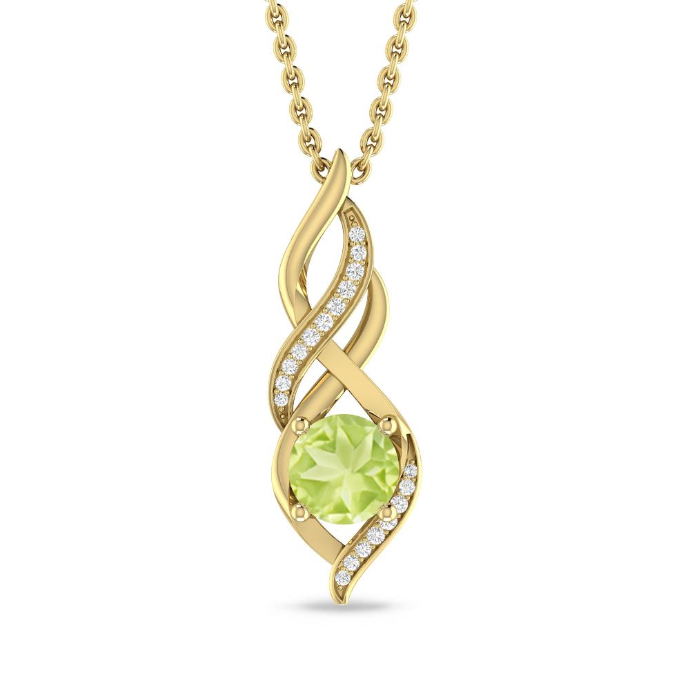 Yellow Gold - Peridot