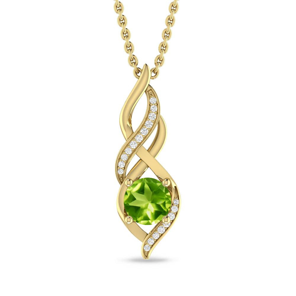 Yellow Gold - Peridot