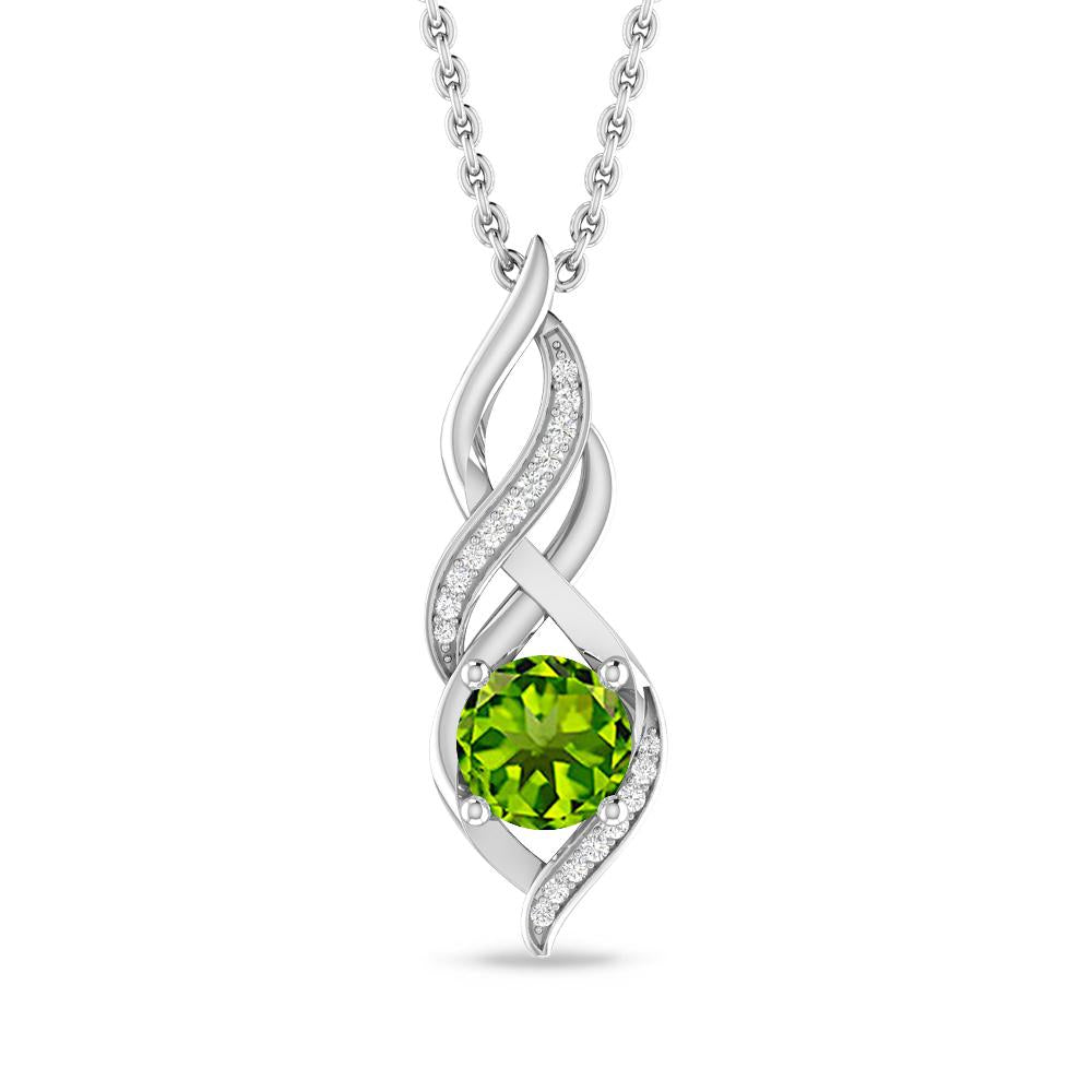 White Gold - Peridot