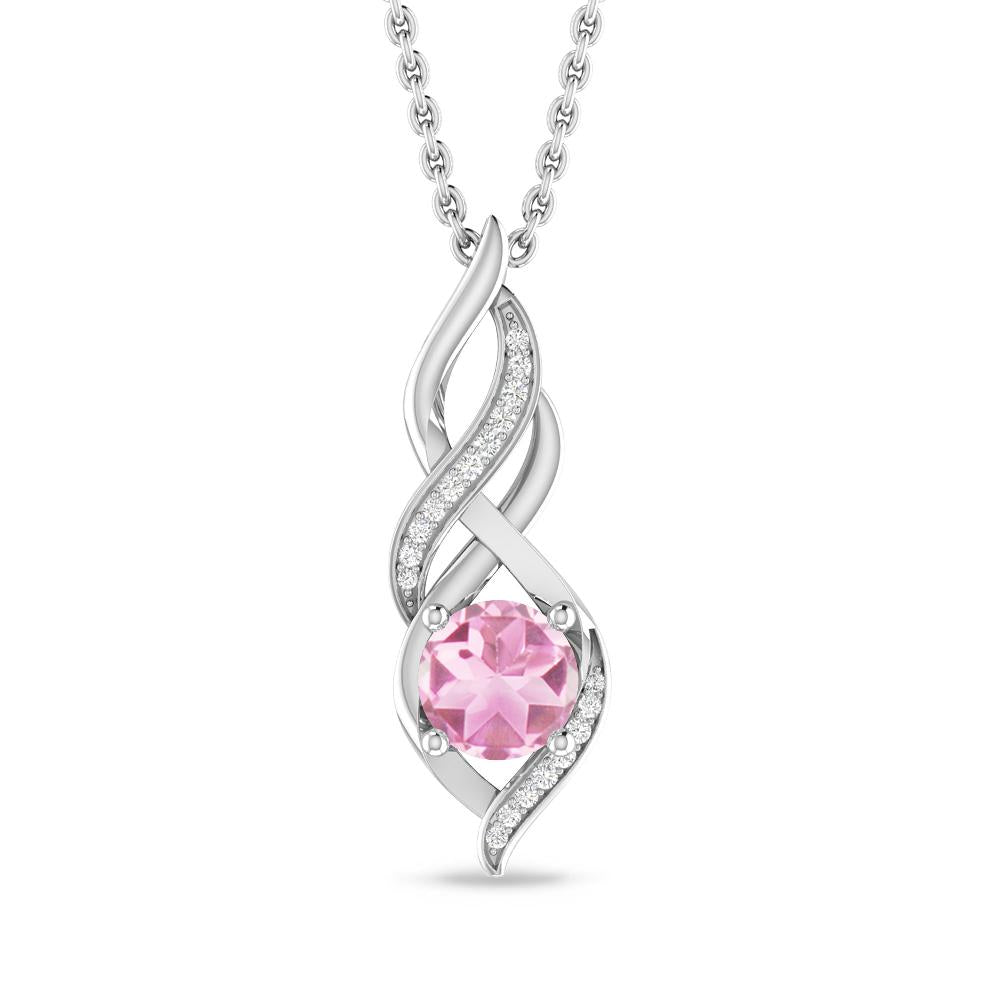 White Gold - Pink Tourmaline