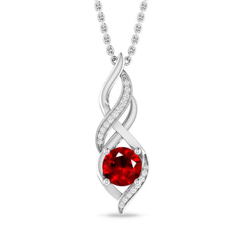 White Gold - Ruby