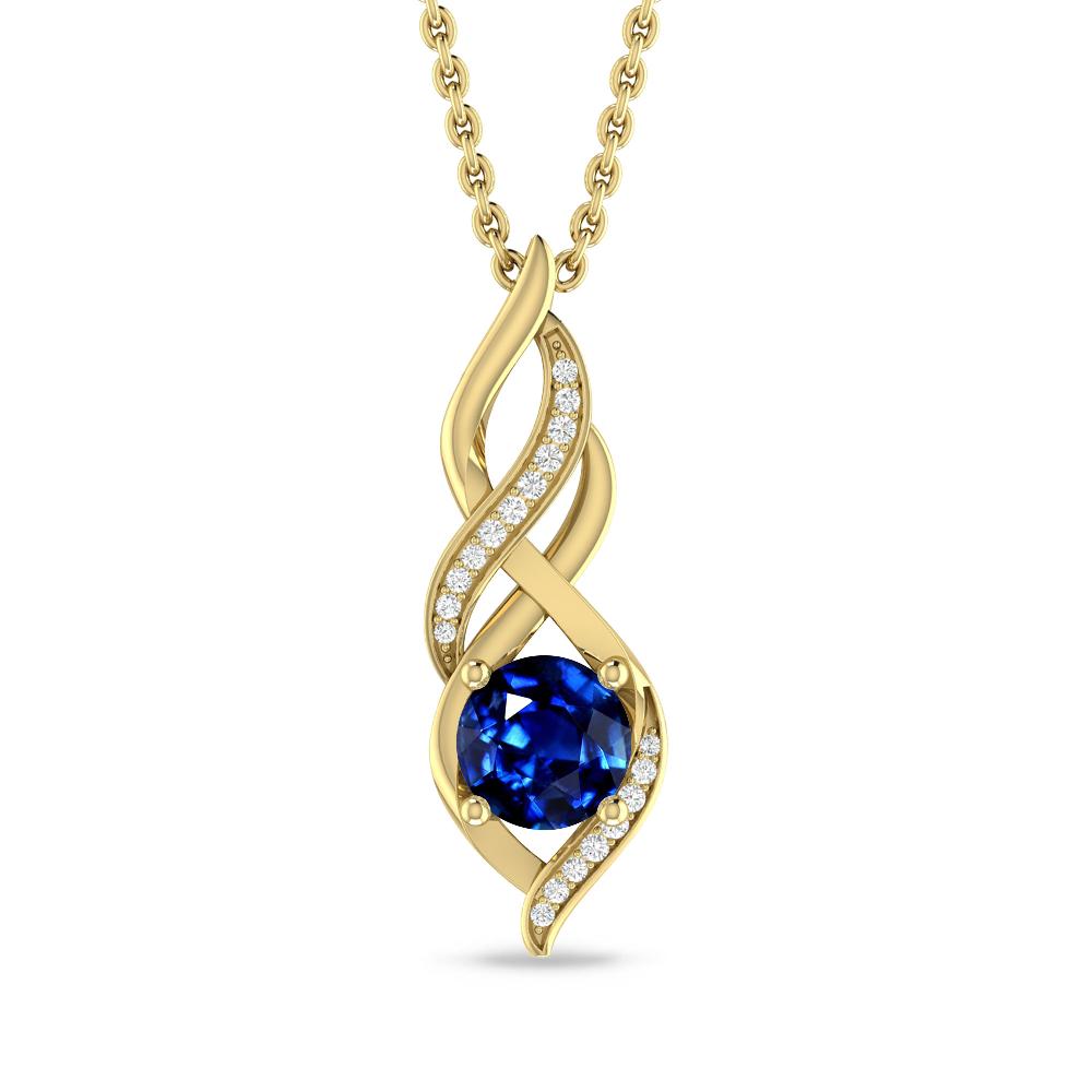 Yellow Gold - Sapphire