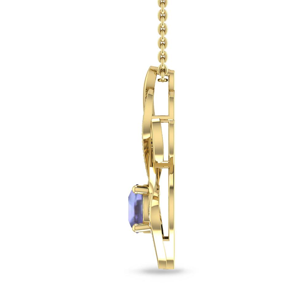 Yellow Gold - Tanzanite