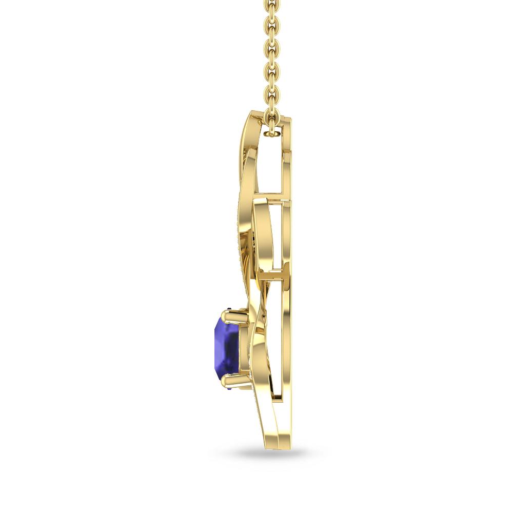 Yellow Gold - Tanzanite