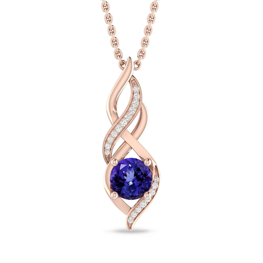 Rose Gold - Tanzanite