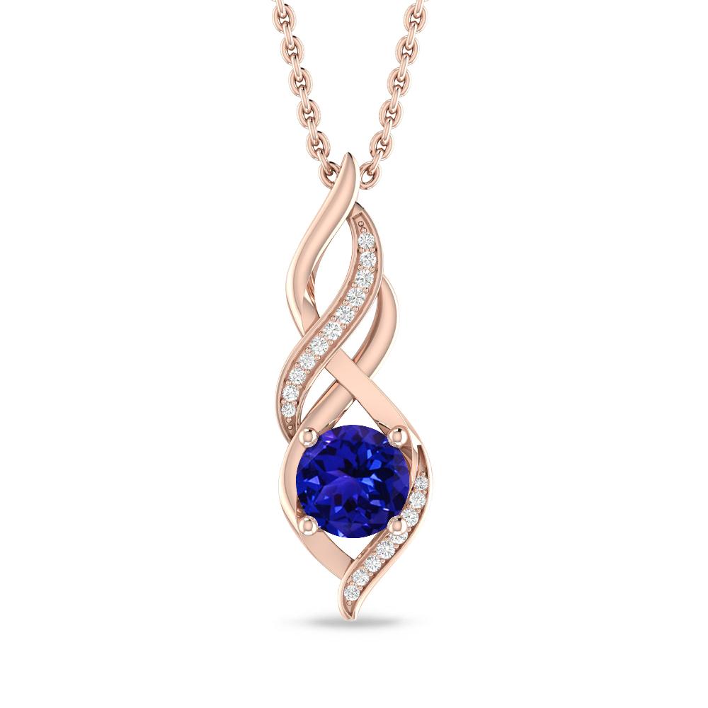 Rose Gold - Tanzanite