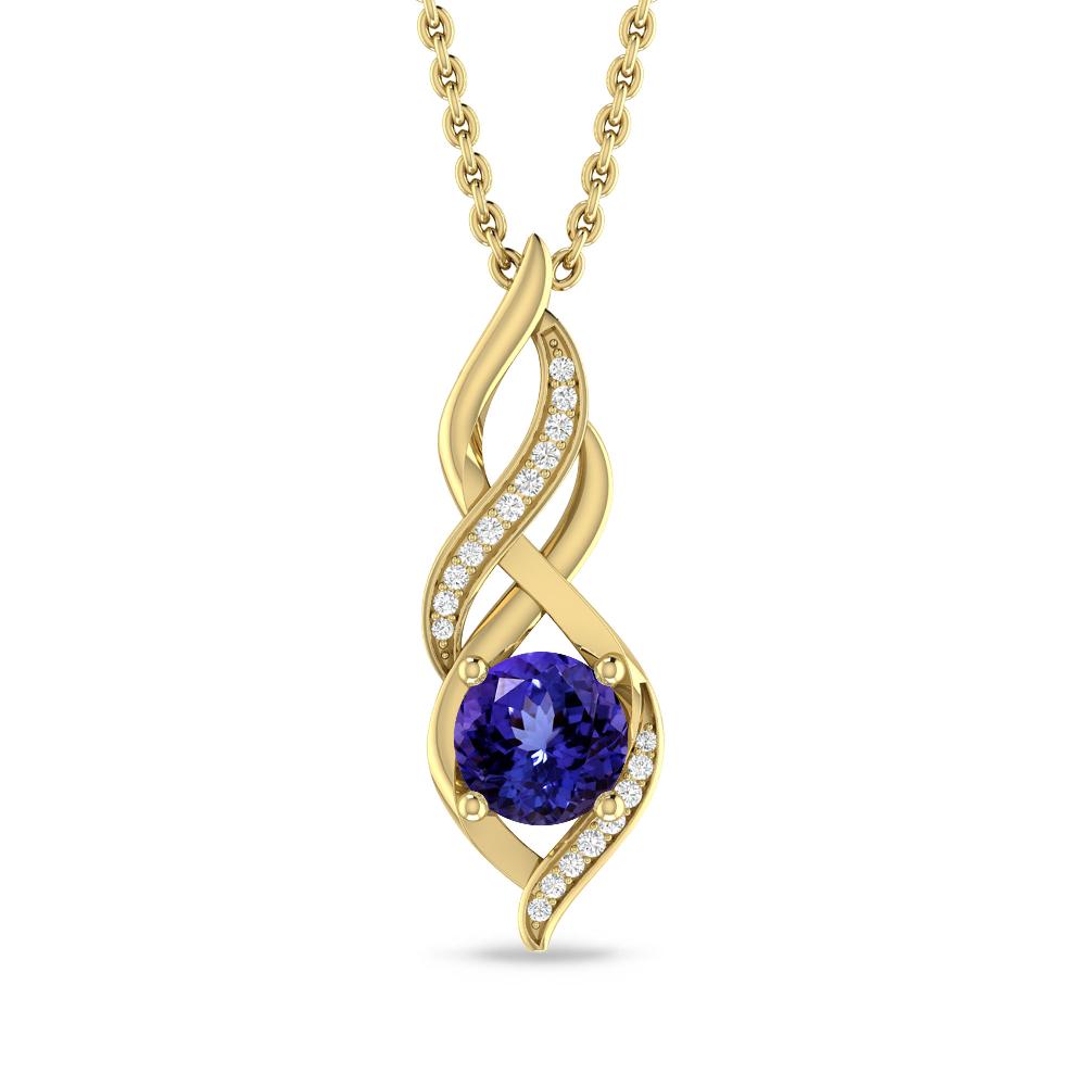 Yellow Gold - Tanzanite