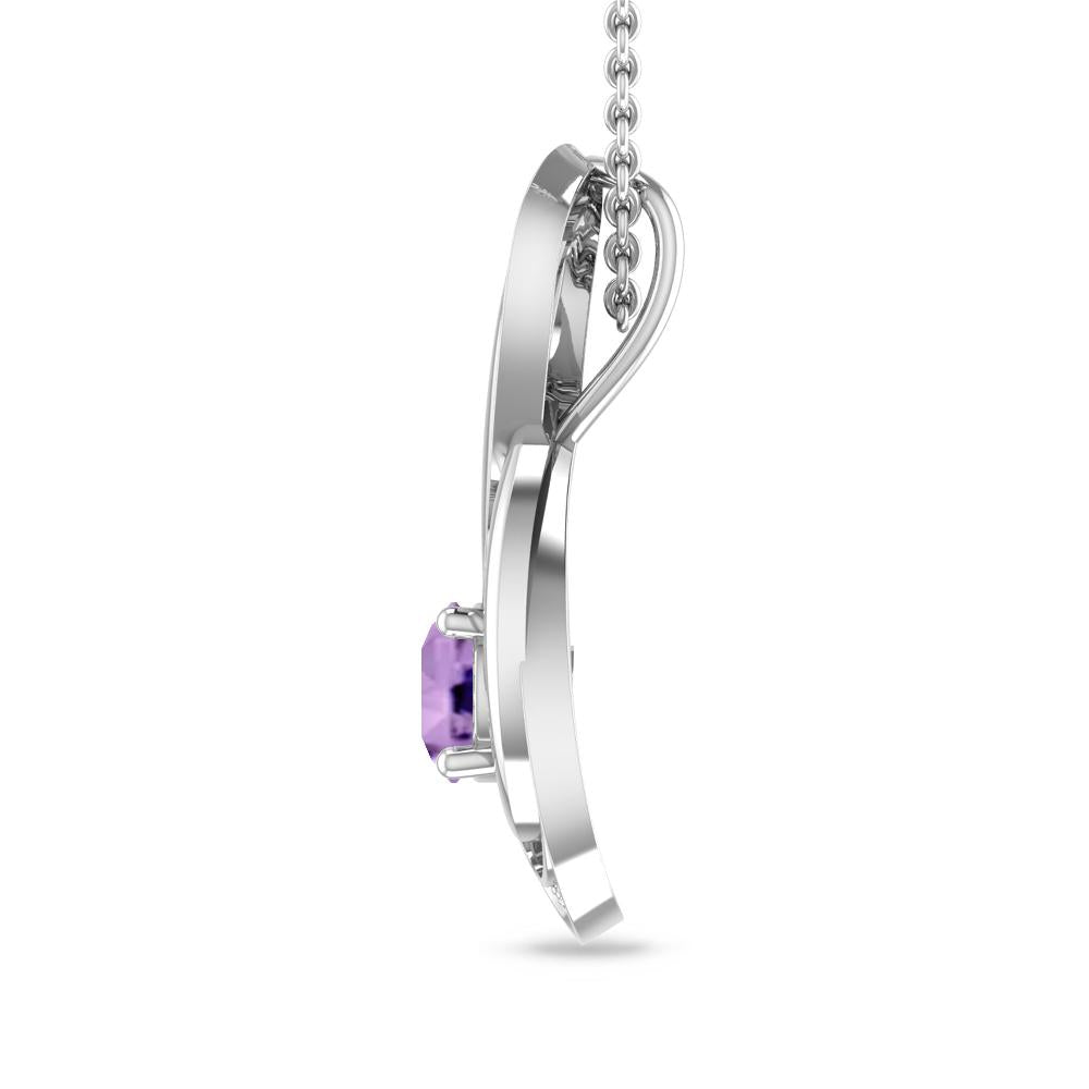 White Gold - Amethyst