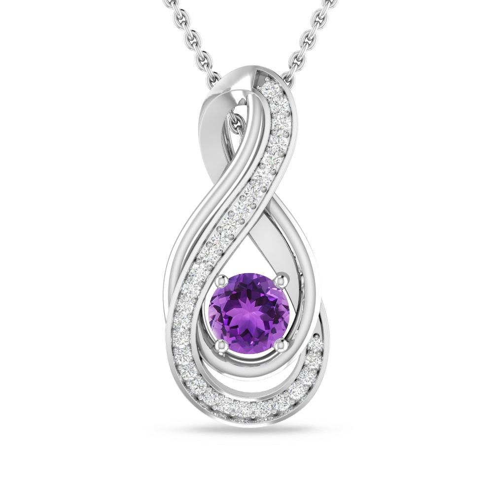 White Gold - Amethyst