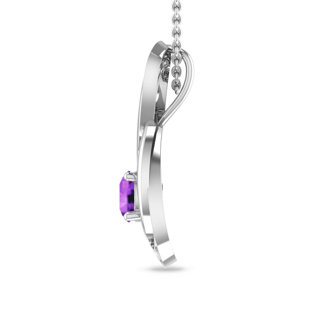 White Gold - Amethyst