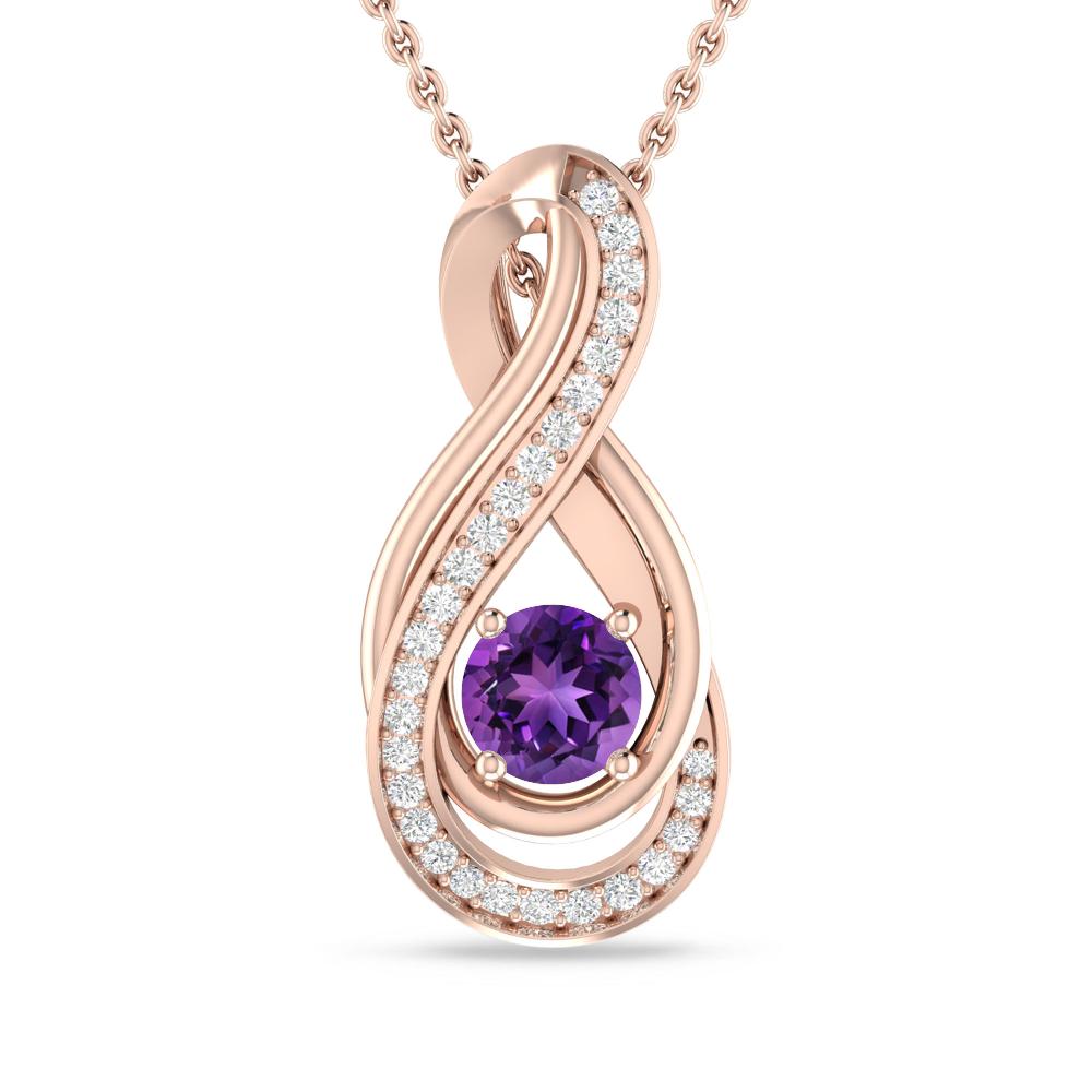 Rose Gold - Amethyst