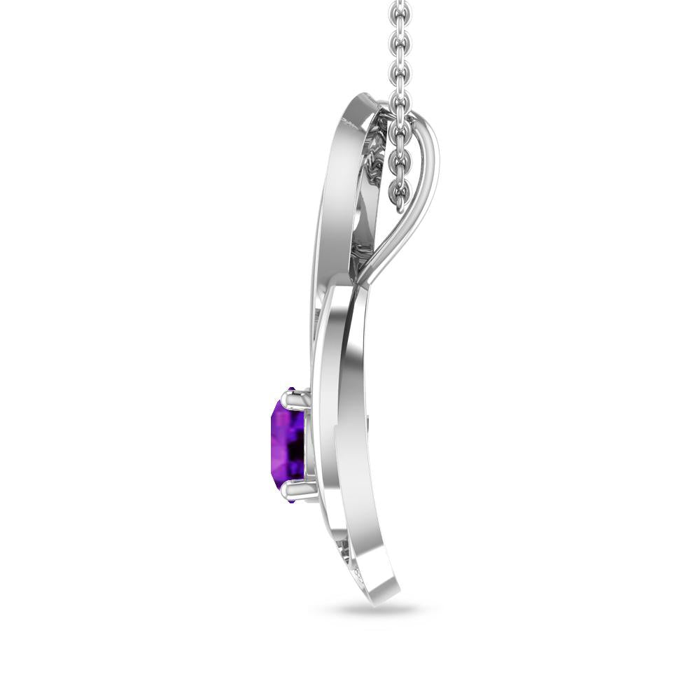 White Gold - Amethyst