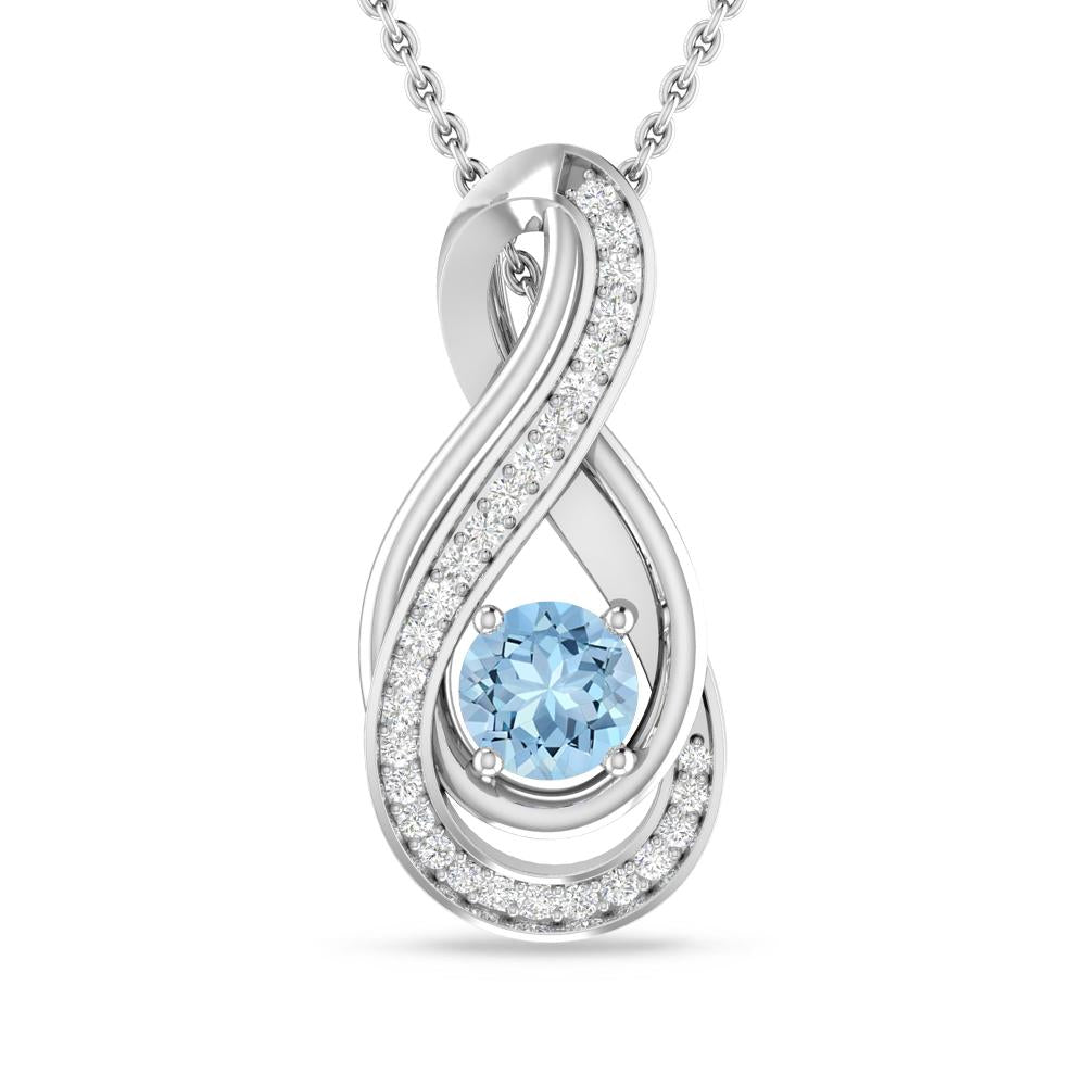 White Gold - Aquamarine