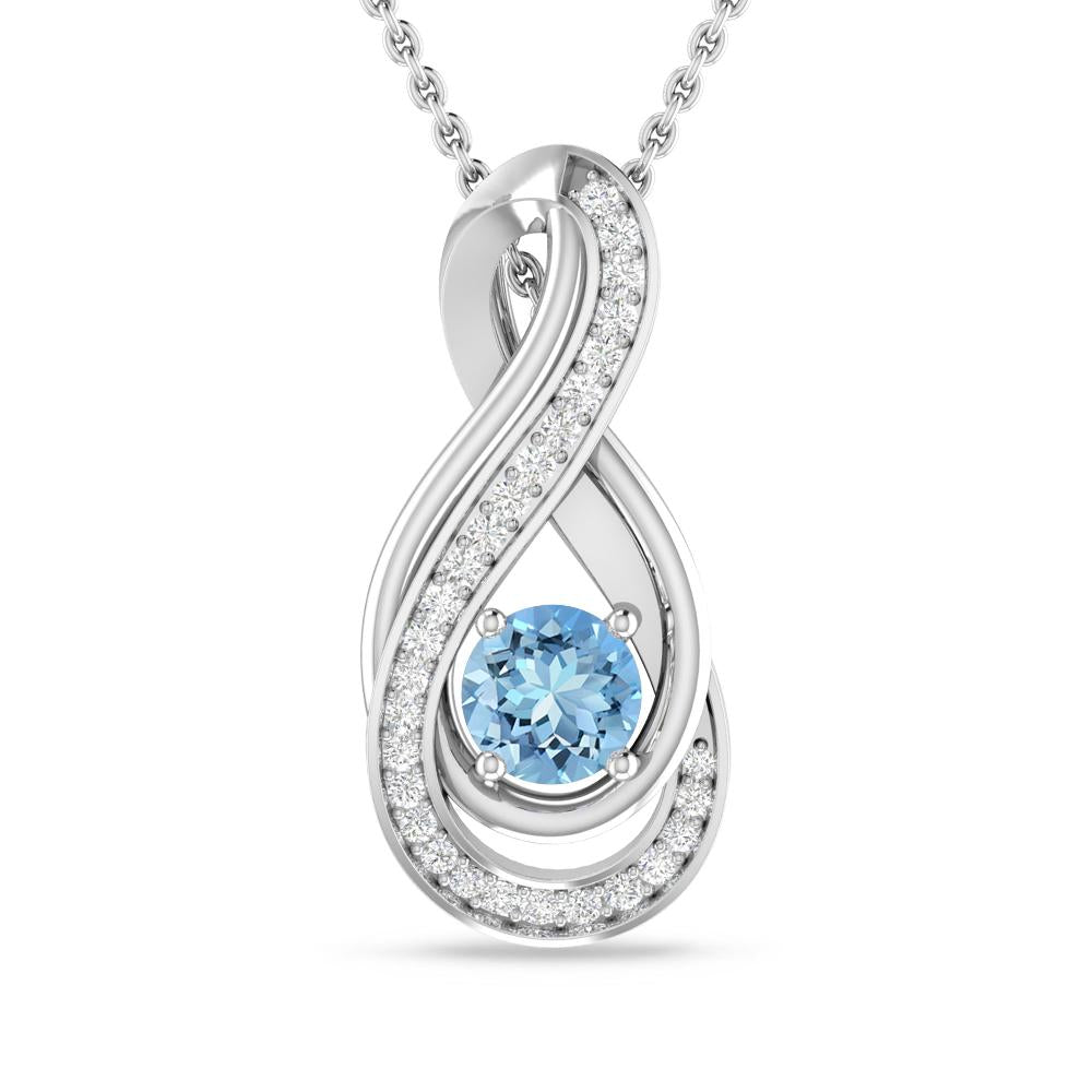 White Gold - Aquamarine