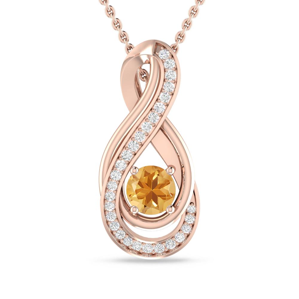 Rose Gold - Citrine