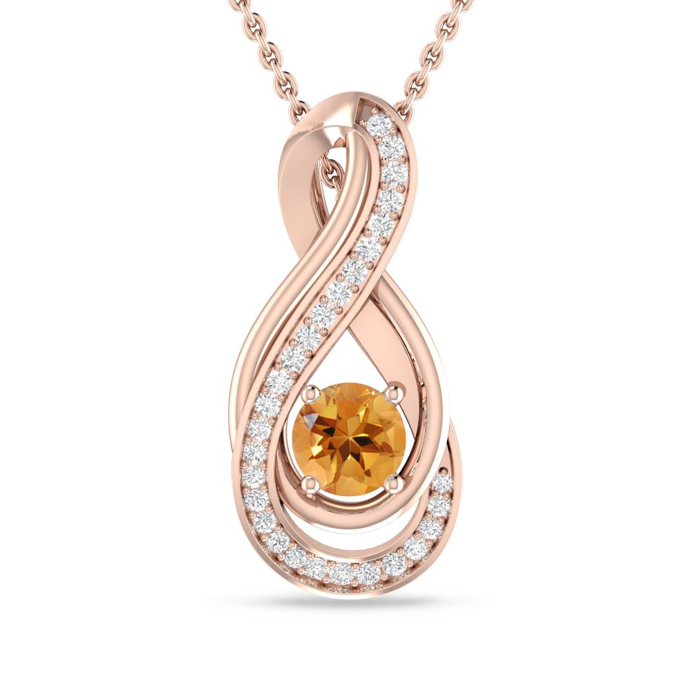 Rose Gold - Citrine