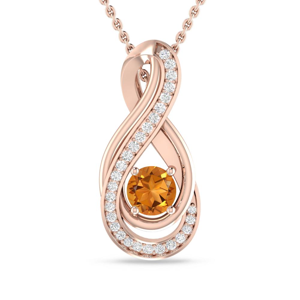 Rose Gold - Citrine