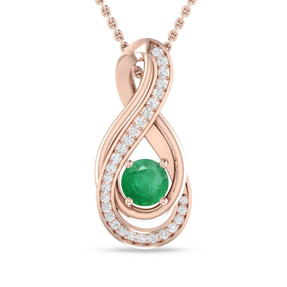 Rose Gold - Emerald