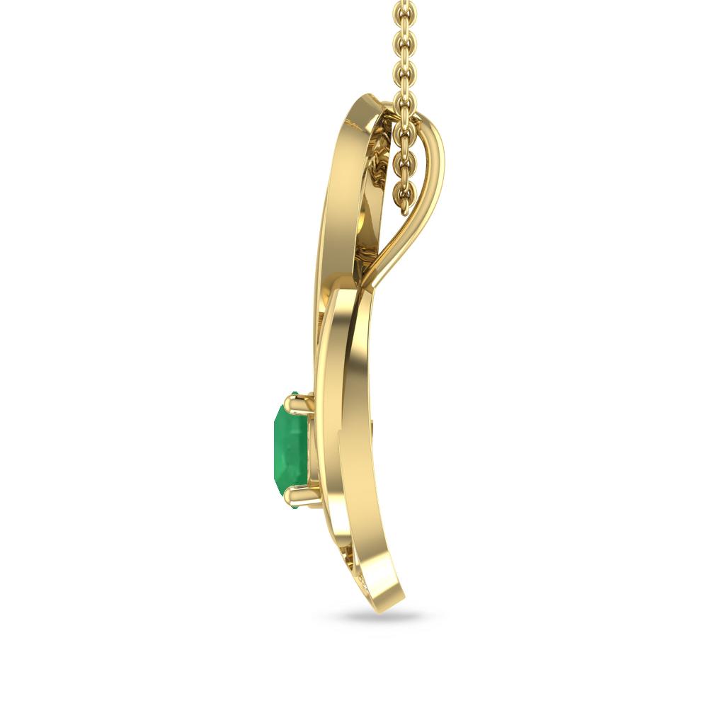 Yellow Gold - Emerald