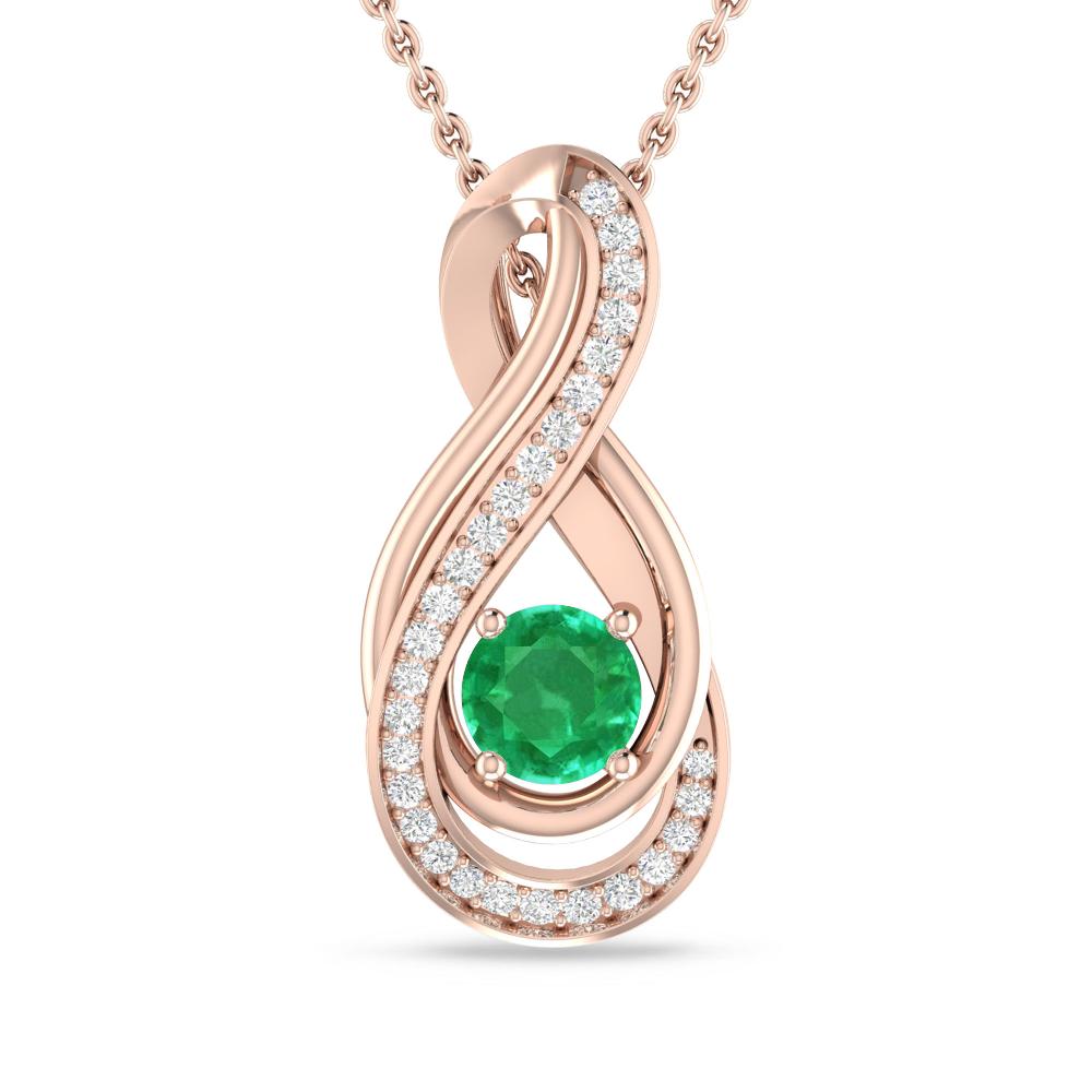 Rose Gold - Emerald