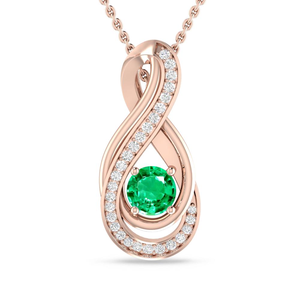 Rose Gold - Emerald