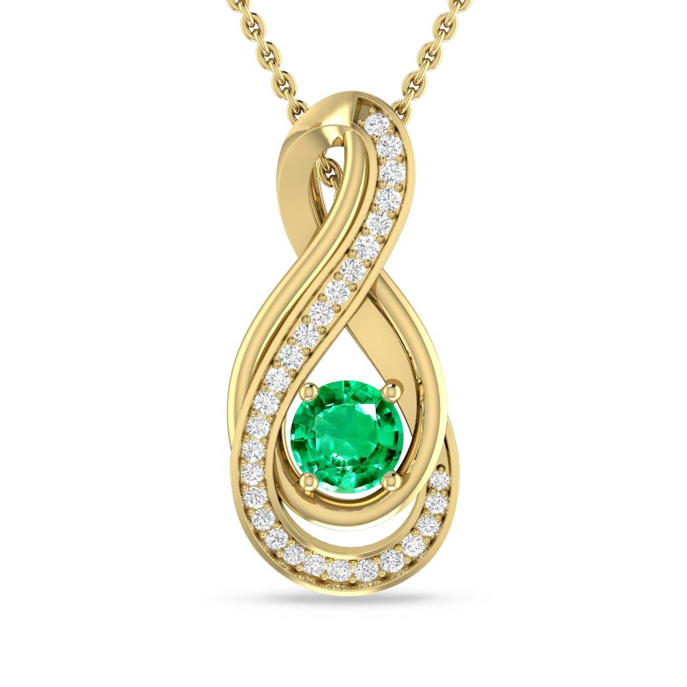 Yellow Gold - Emerald