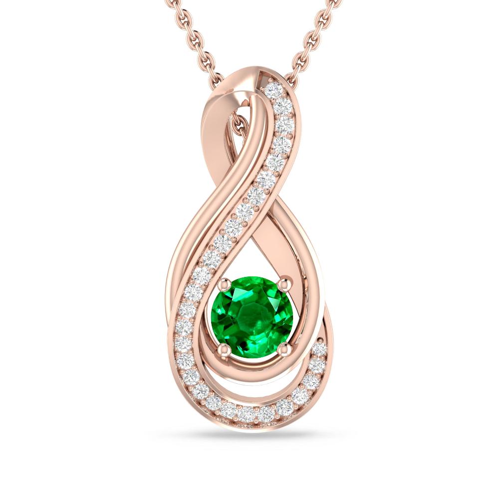 Rose Gold - Emerald