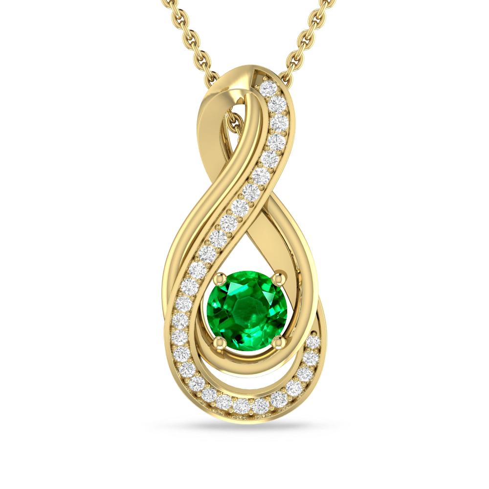 Yellow Gold - Emerald