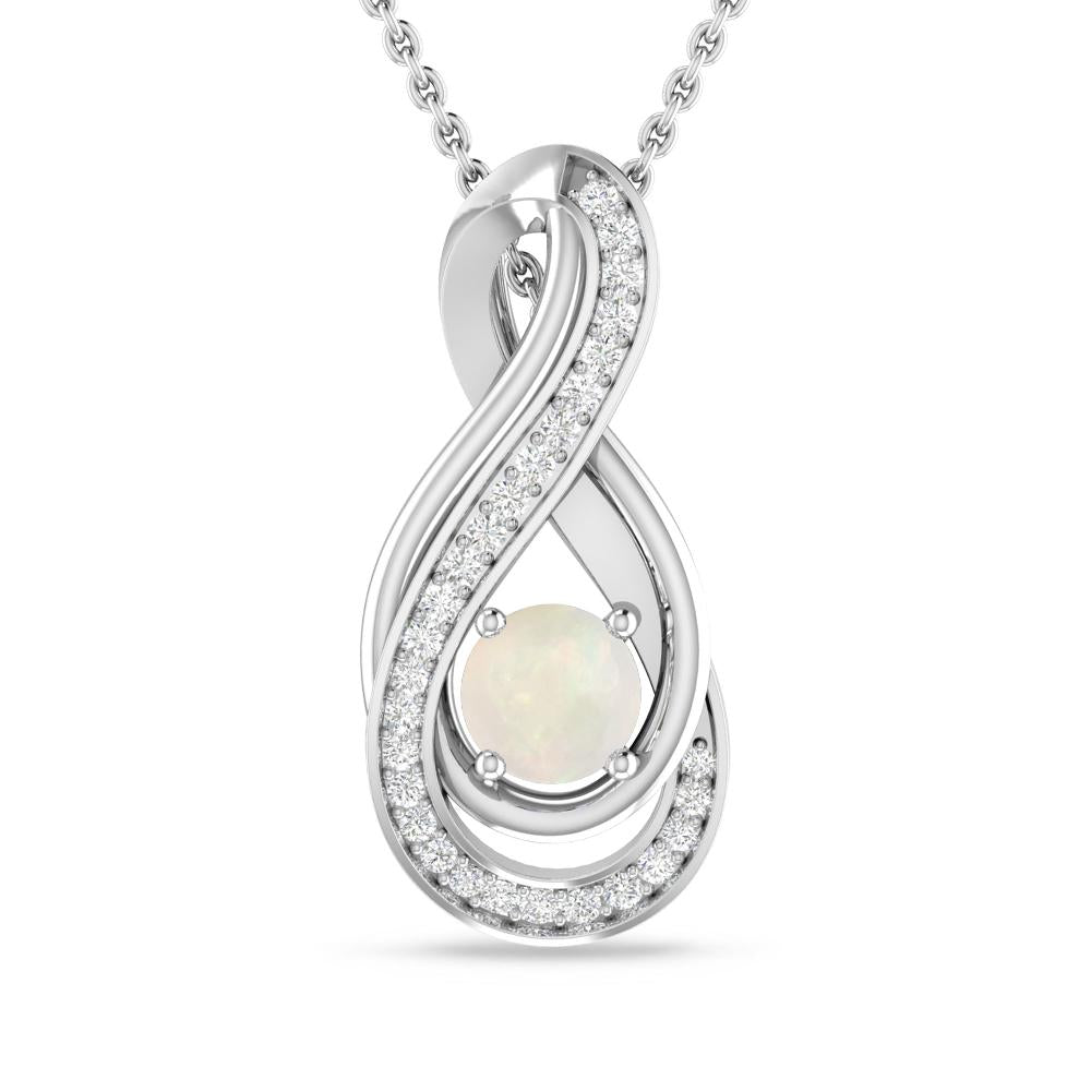 White Gold - Opal