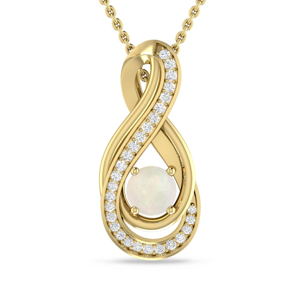 Yellow Gold - Opal