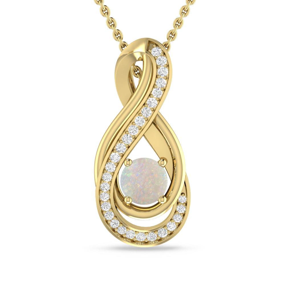 Yellow Gold - Opal