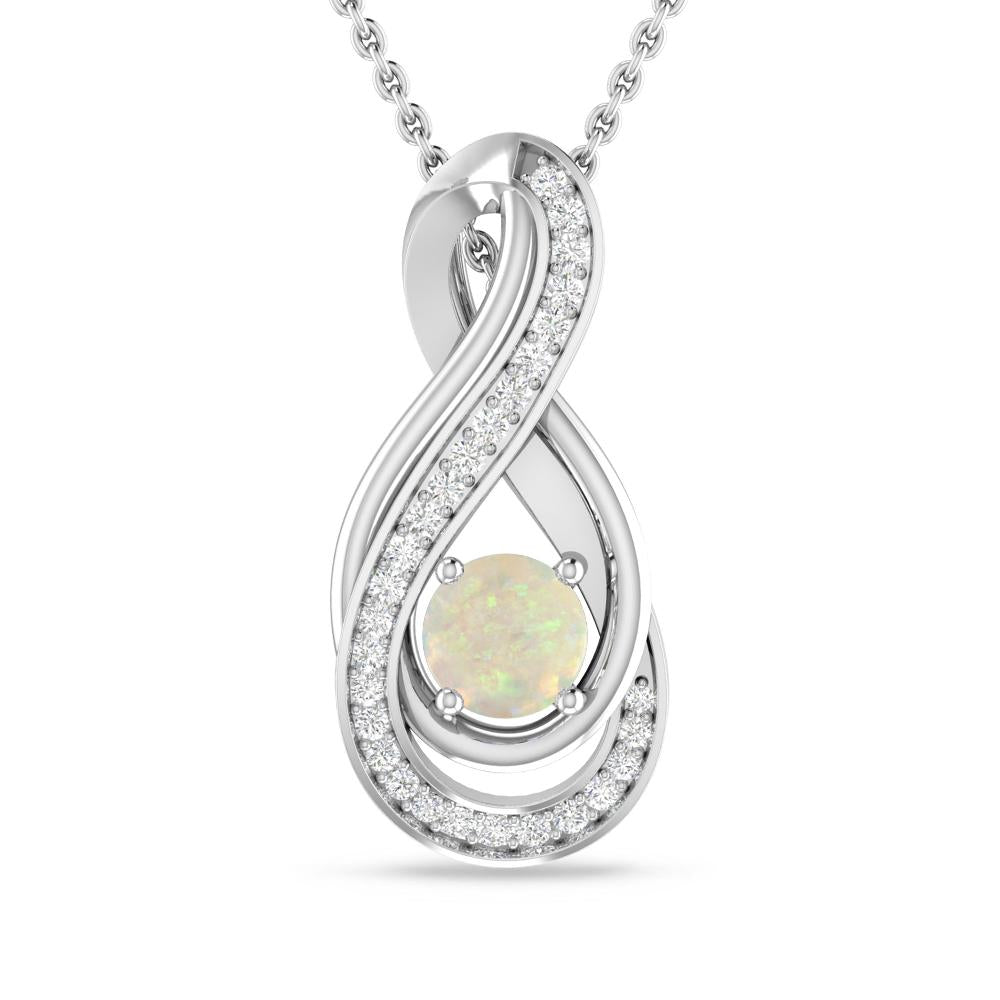 White Gold - Opal