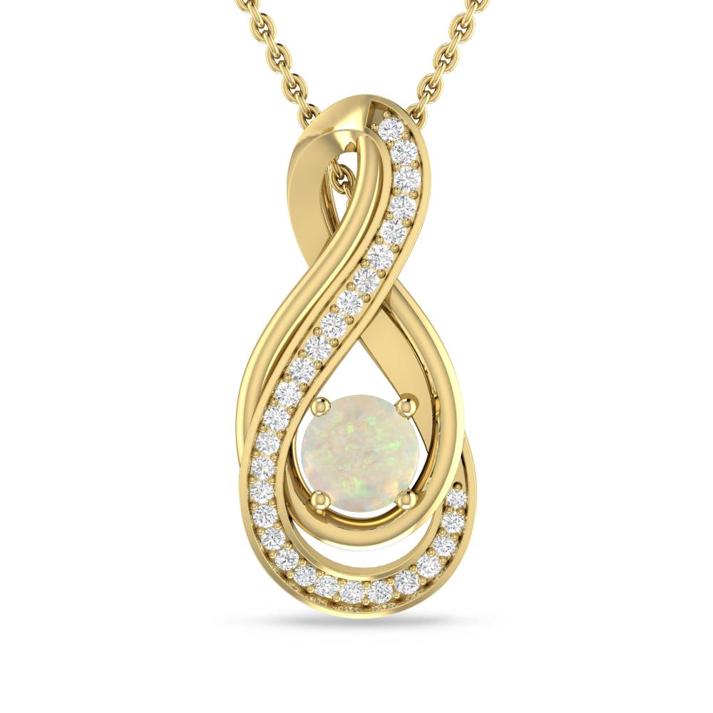 Yellow Gold - Opal