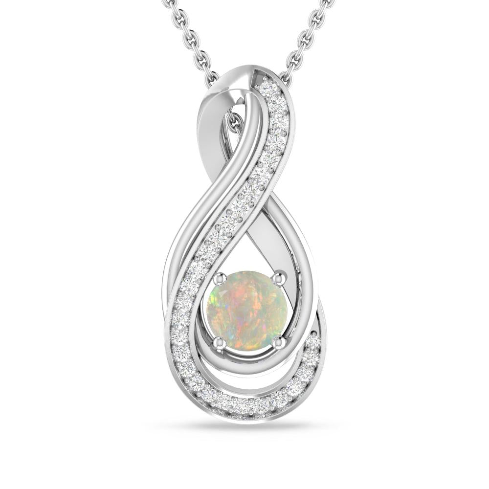 White Gold - Opal