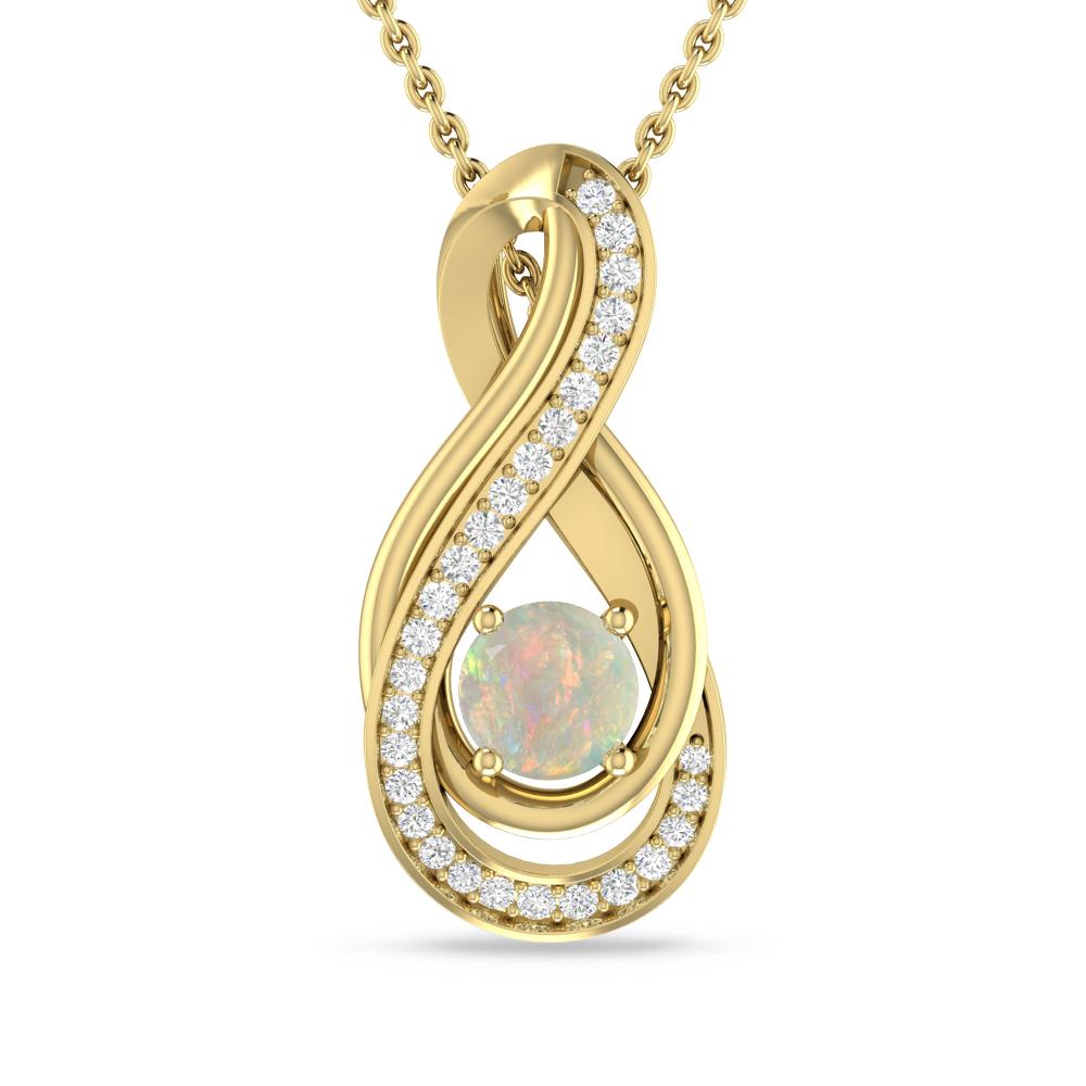 Yellow Gold - Opal