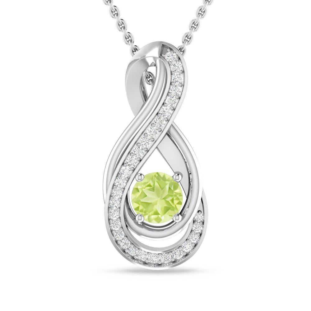 White Gold - Peridot