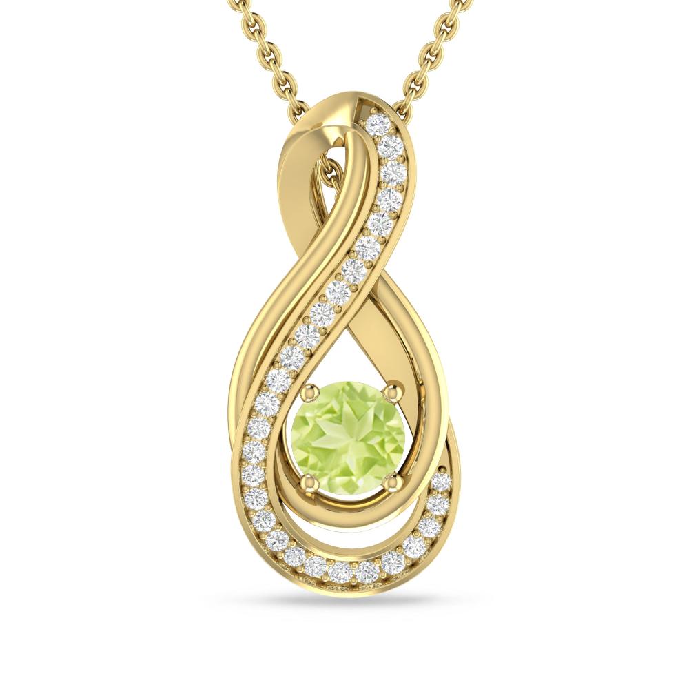 Yellow Gold - Peridot