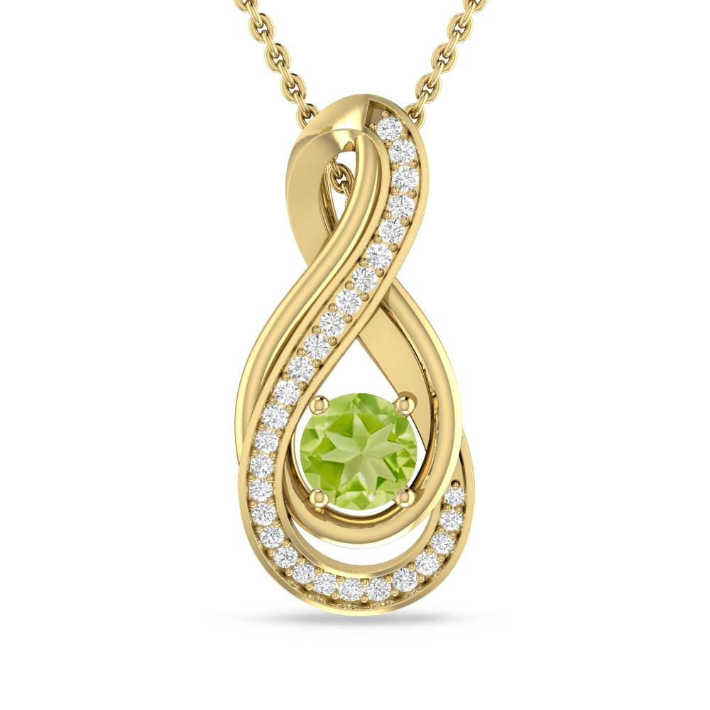 Yellow Gold - Peridot