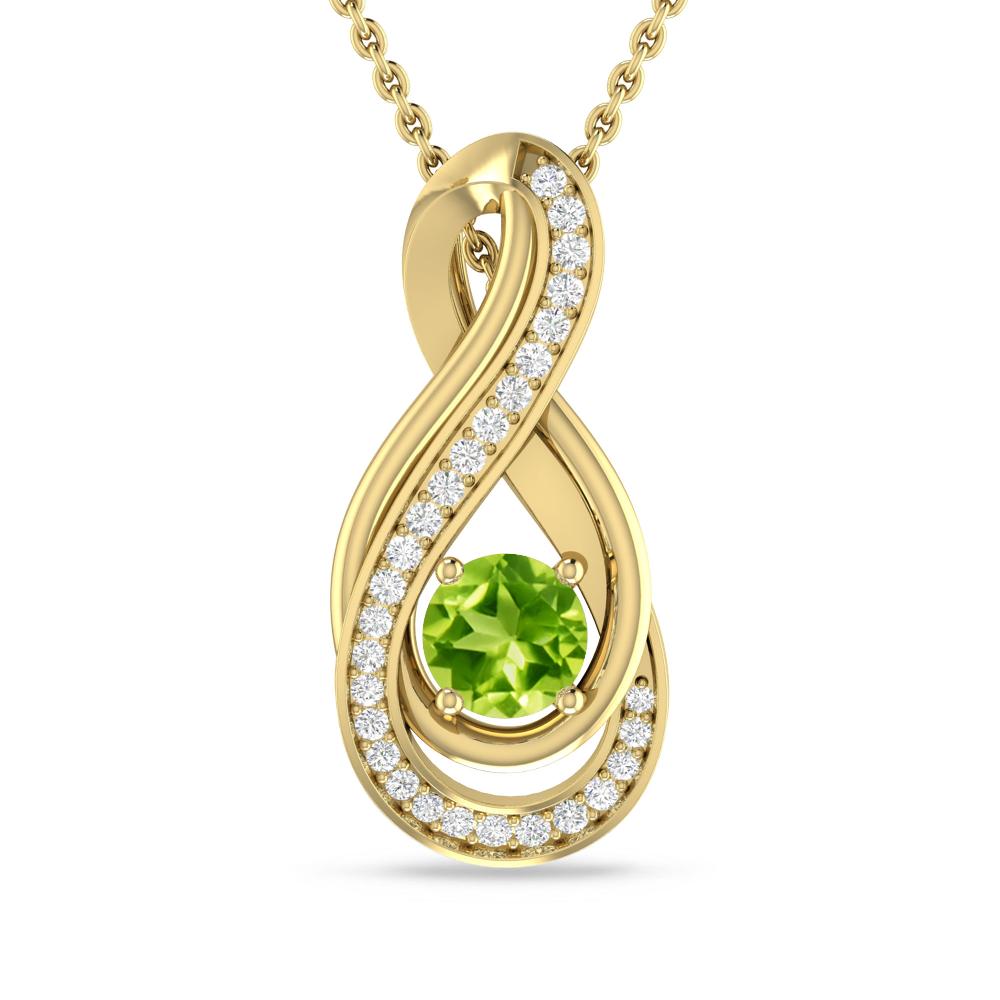 Yellow Gold - Peridot