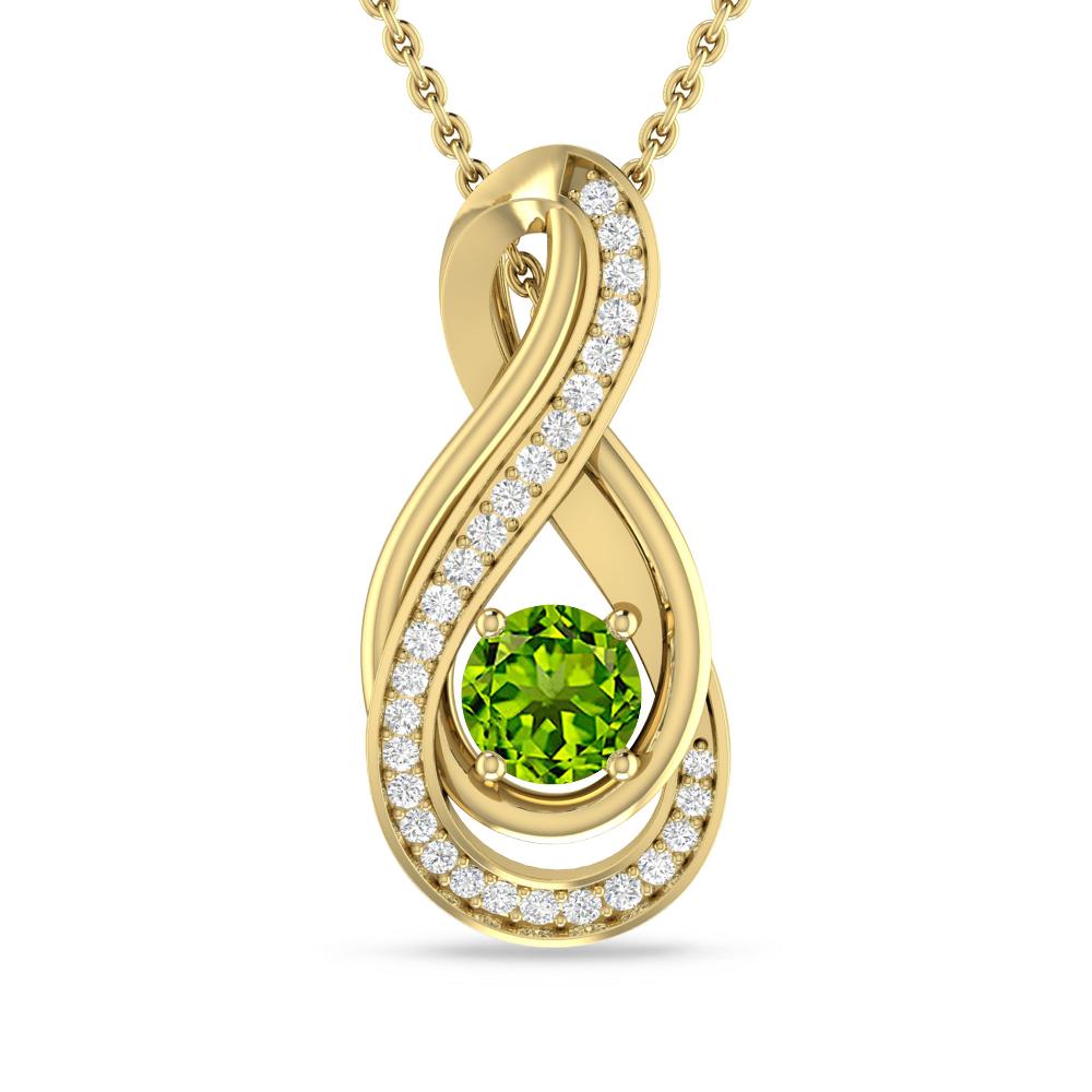 Yellow Gold - Peridot