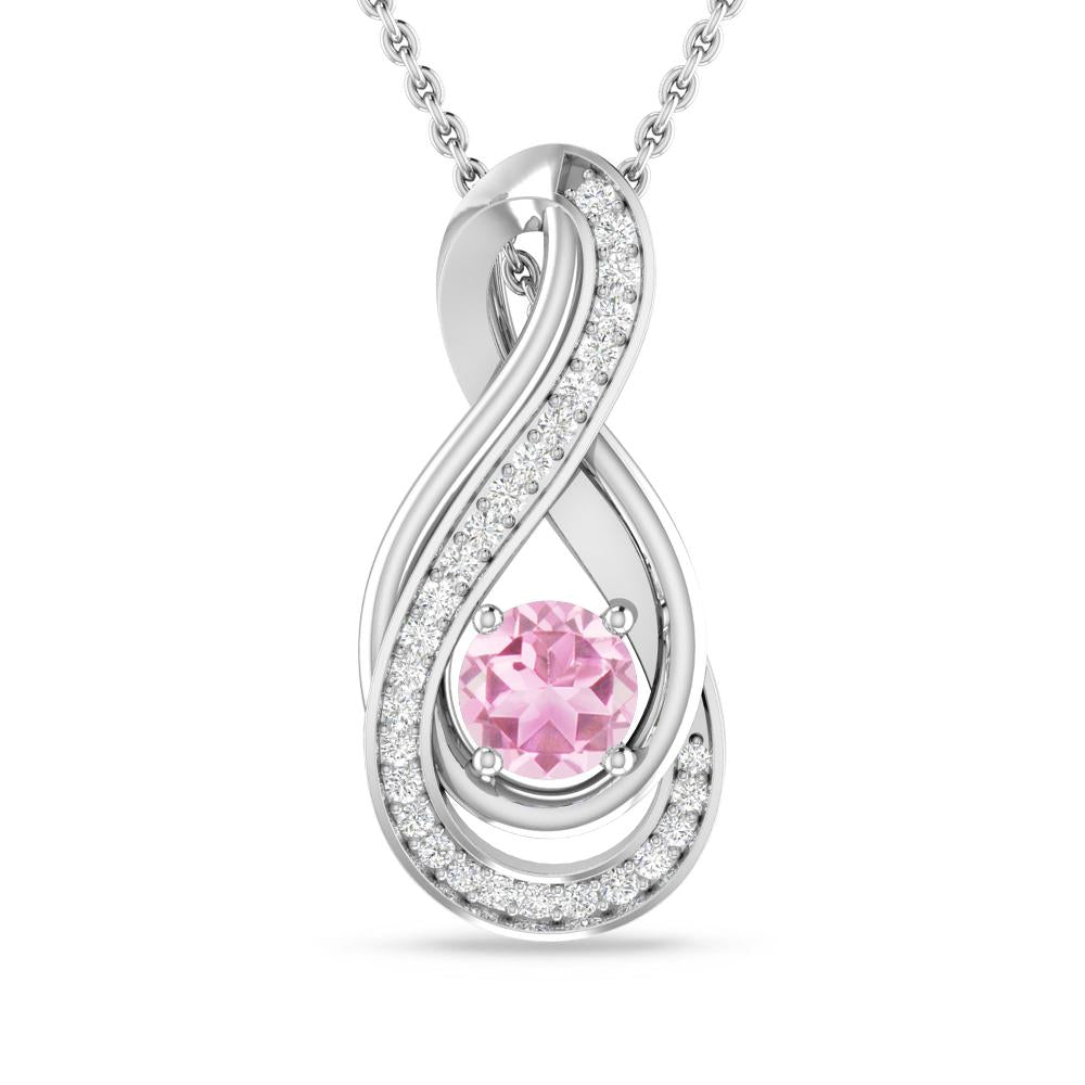 White Gold - Pink Tourmaline