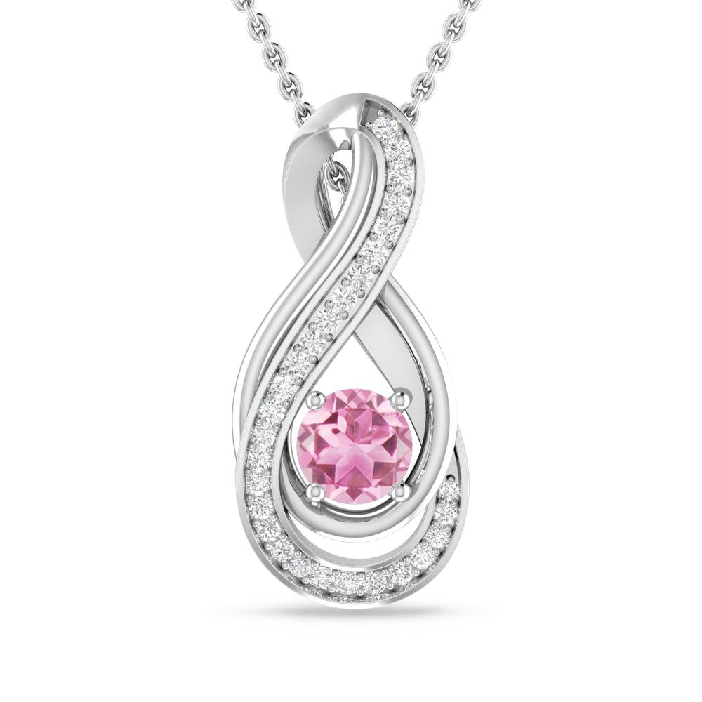 White Gold - Pink Tourmaline