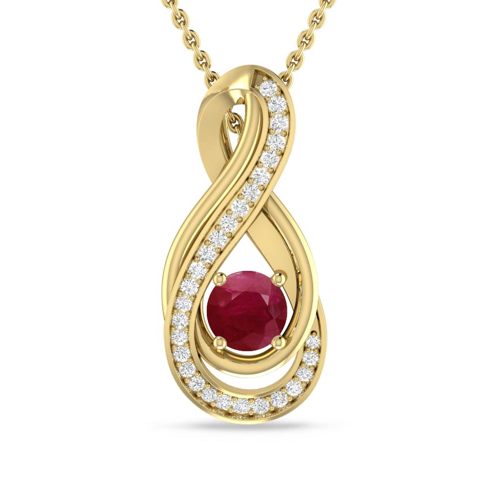 Yellow Gold - Ruby