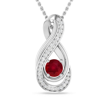 White Gold - Ruby