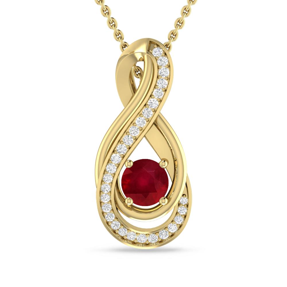 Yellow Gold - Ruby